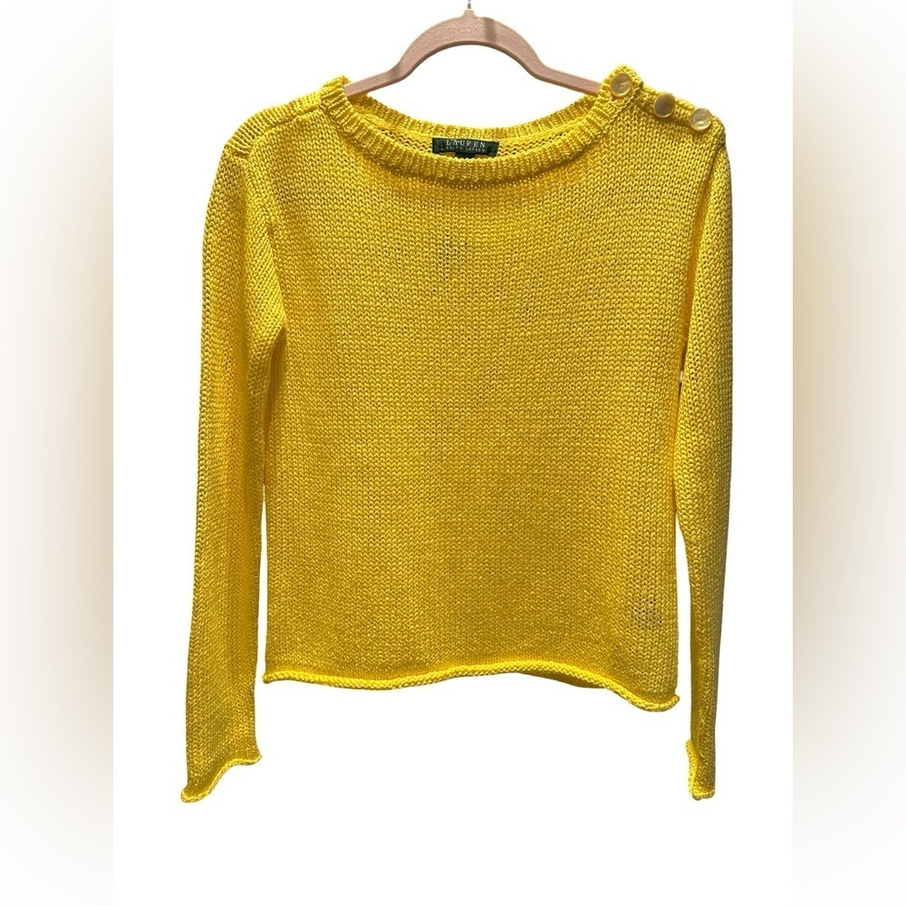 Ralph Lauren Yellow Knit Xs - Picture 7 of 9
